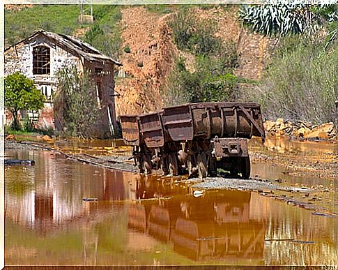 Wagons in Rio Tinto