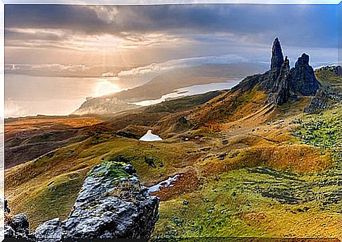 Landscape in Isle of Skye