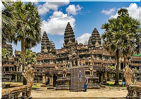 Angkor Wat temple in Cambodia