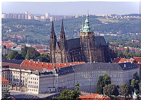 Castle, one of the places to see in Prague