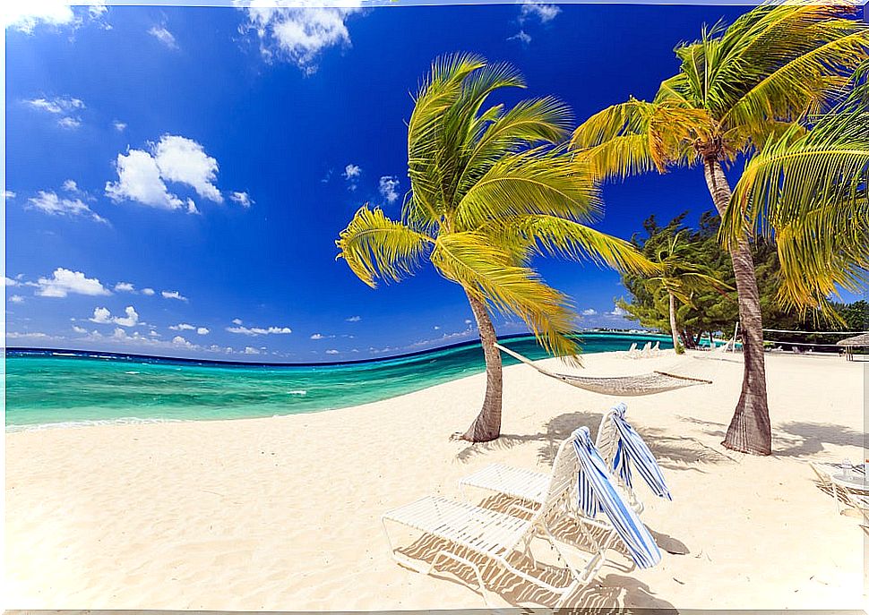 Seven Mile Beach in the Cayman Islands