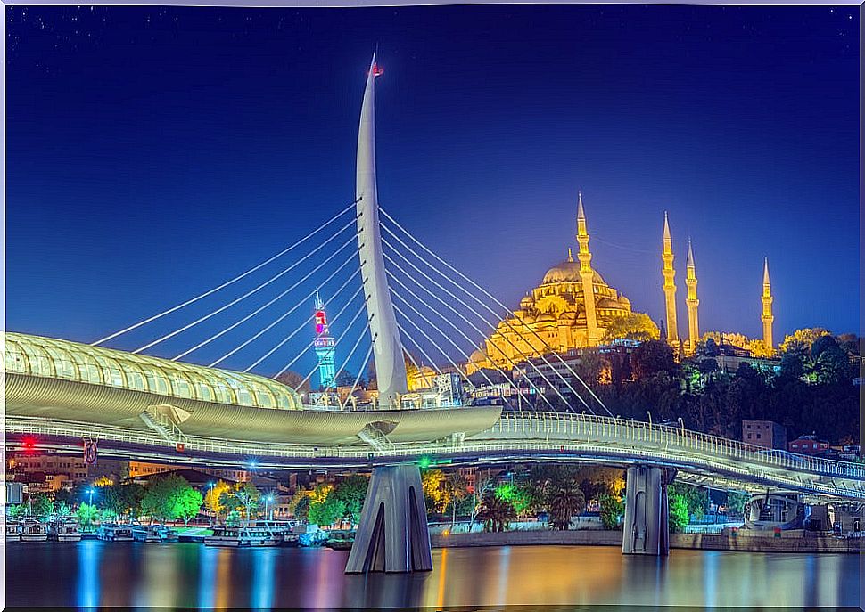 Atatürk Bridge on the Bosphorus