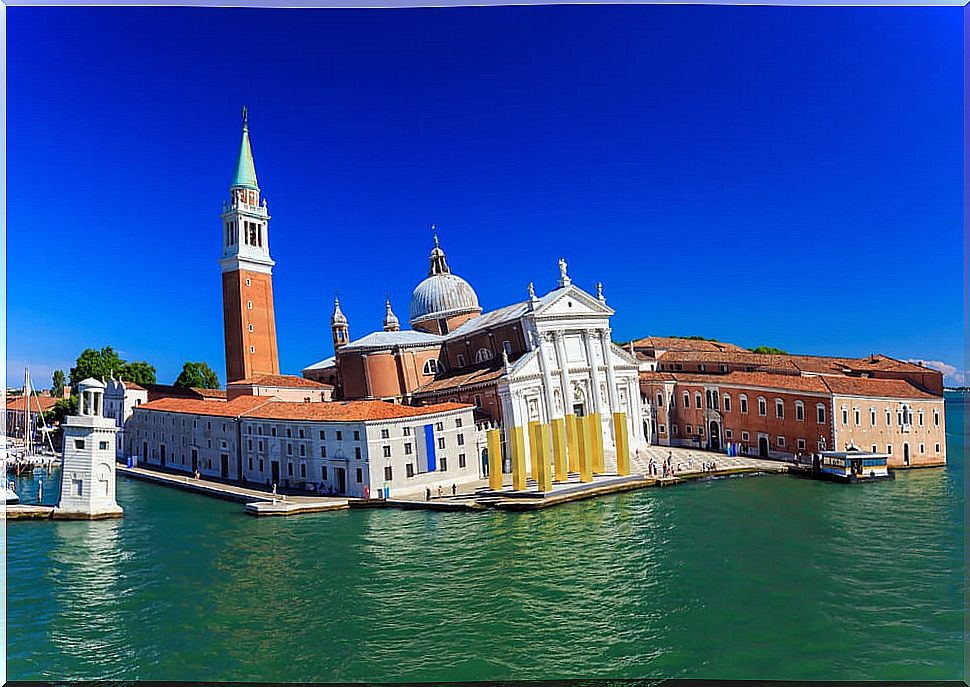 Church of San Georgio Maggiore, in the Veneta lagoon.