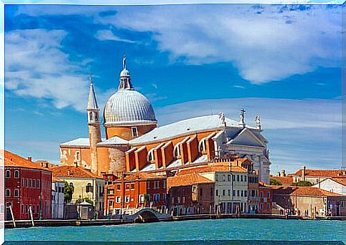 Giudecca in the Venetian lagoon.