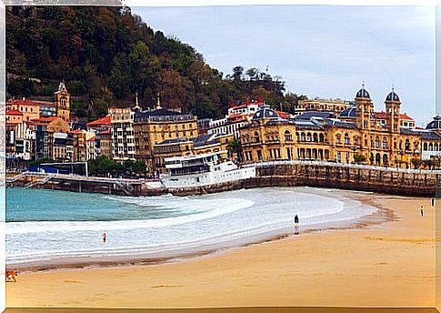 La Concha beach in San Sebastián