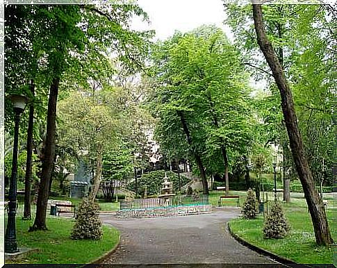 Park of the House of Mercy in Bilbao