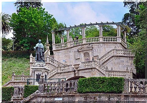 Alameda Park in Santiago de Compostela