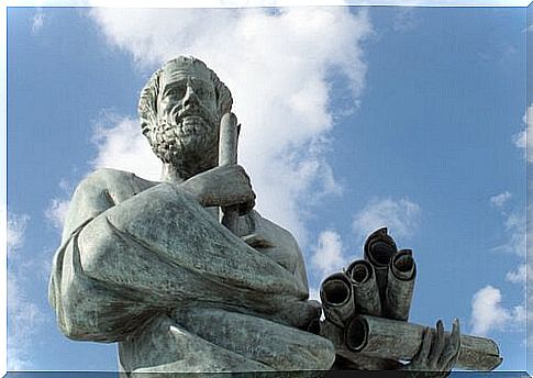 Aristotle statue