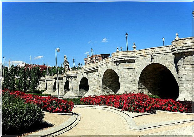 Toledo Bridge in Carabanchel