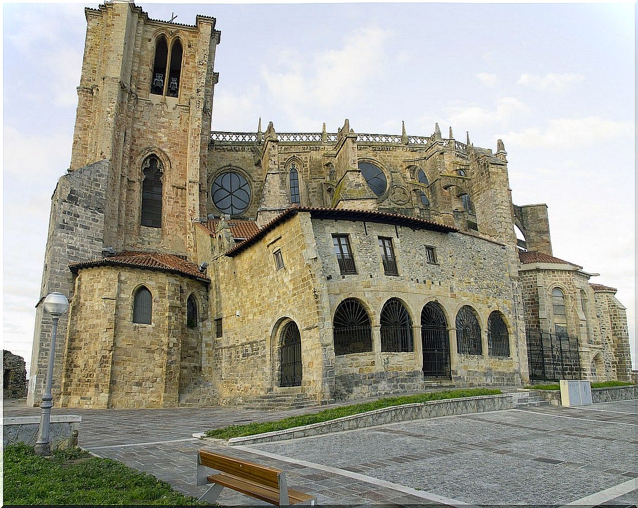 Church of Santa María la Mayor de Castro Urdiales in Spain