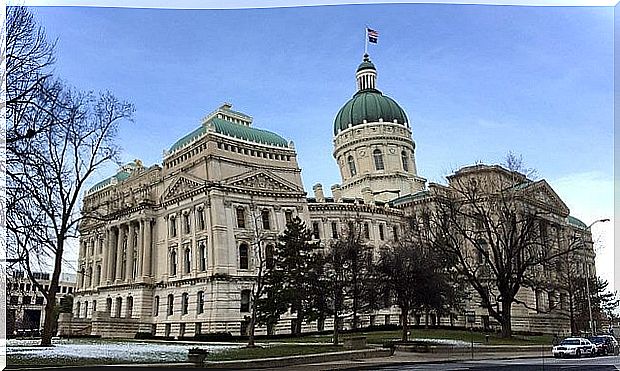 View of the Indianapolis Capitol