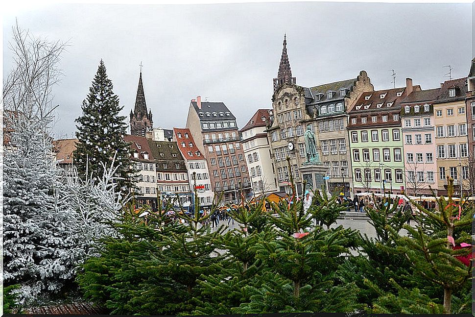 The Christmas market in Strasbourg, the capital of Christmas