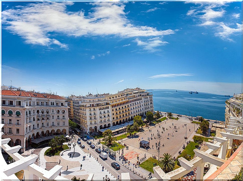 Aristotle Square in Thessaloniki