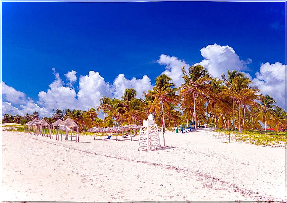 Santa Lucia beach in Cuba