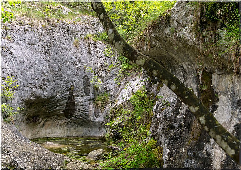 Ravine at Lago di Garda