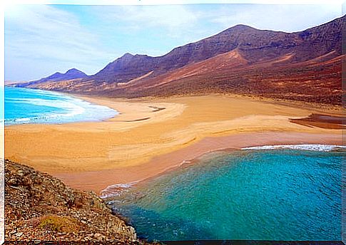 Cofete beach in Fuerteventura