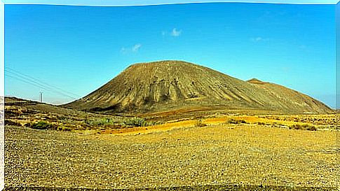 Tindaya mountain in Fuerteventura