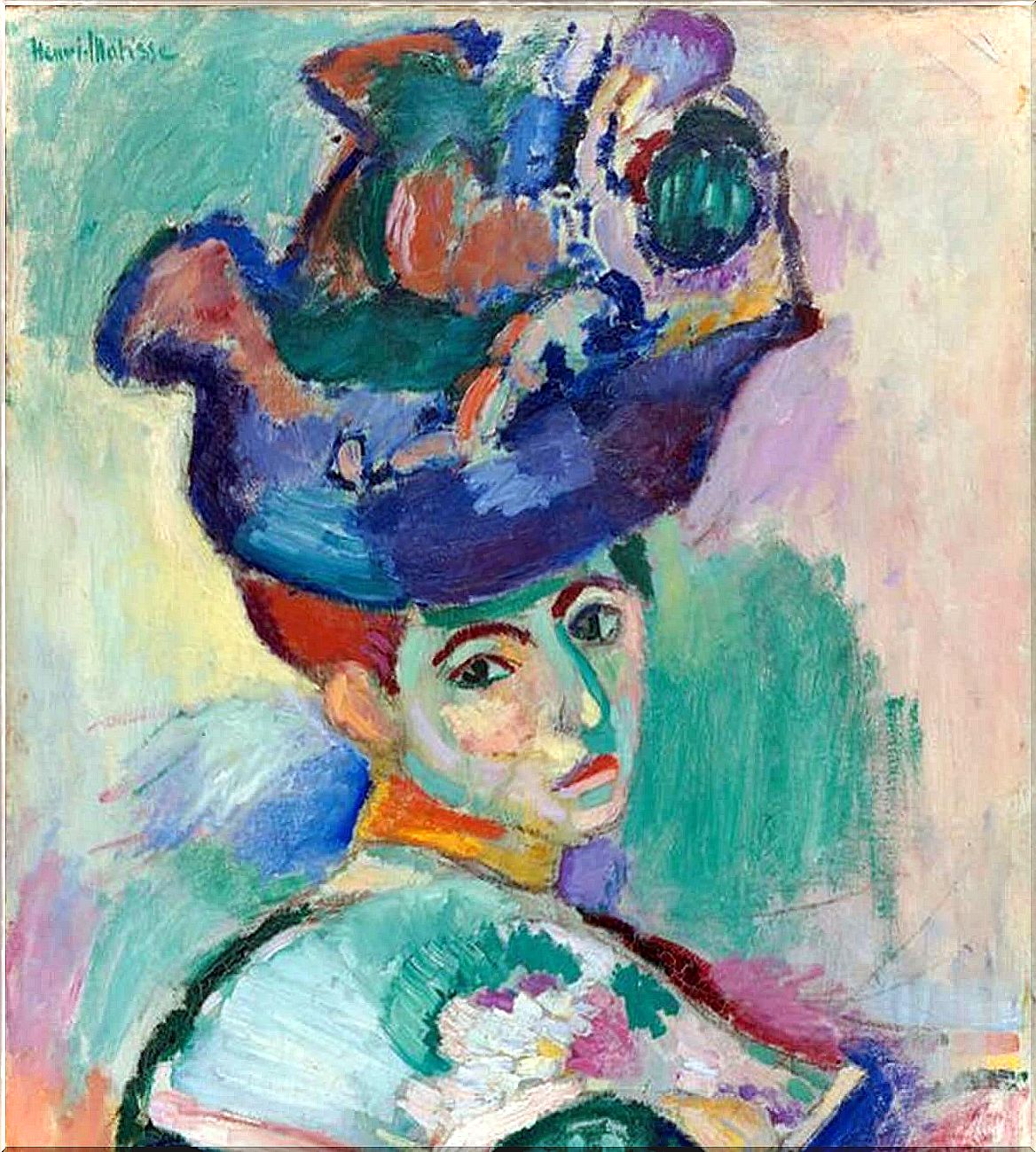 "Woman with a Hat" by Henry Matisse