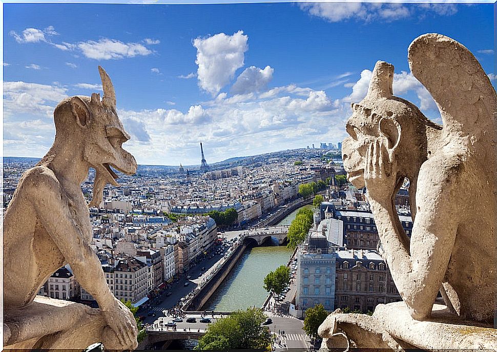 Gargoyles of Notre Dame Cathedral