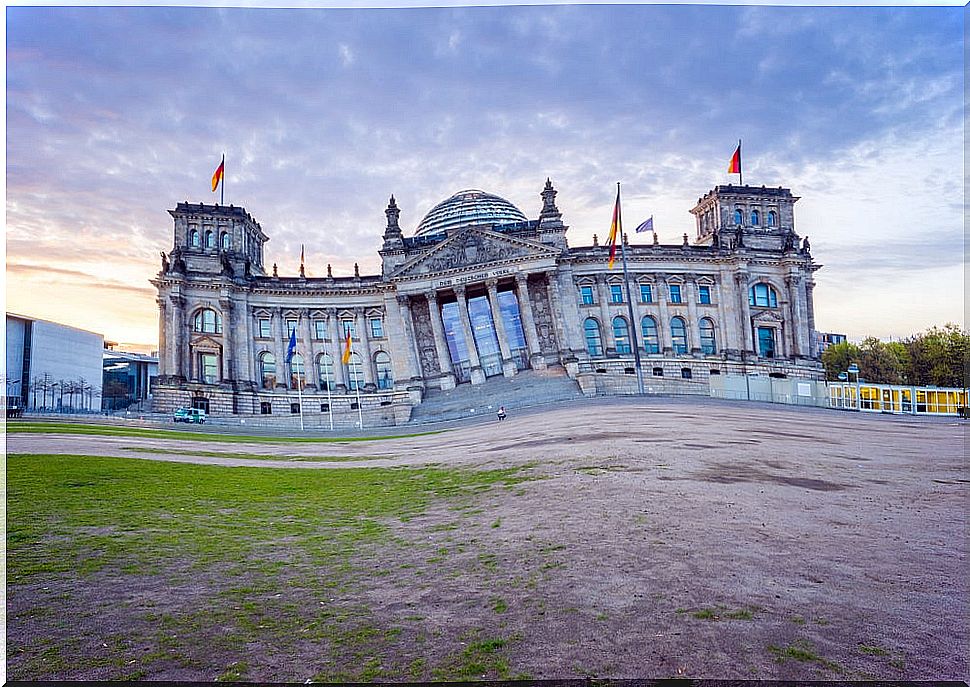 Reichstag or German Parliament in Berlin