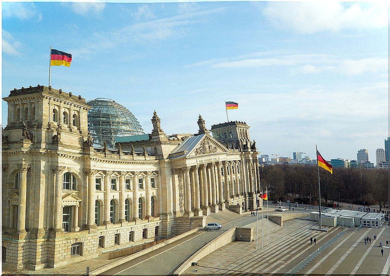 View of the German Parliament