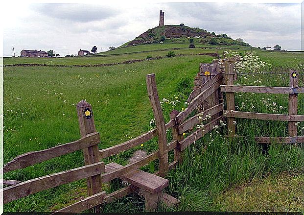 View of Castle Hill in Huddersfieldm