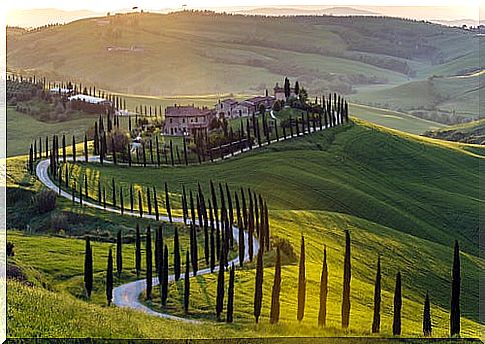 Tuscan landscape in Italy