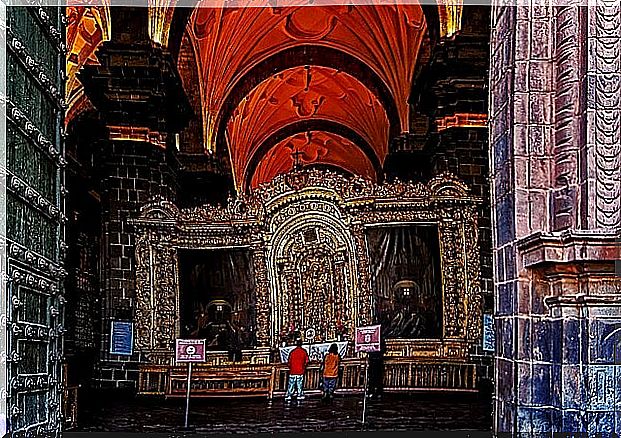 Interior of the cathedral