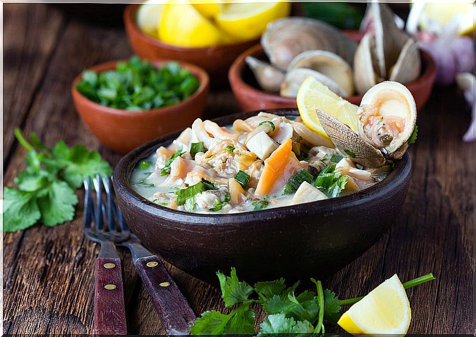 Ceviche plate