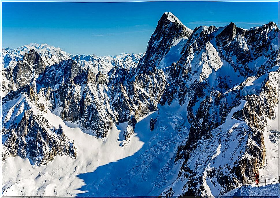 Mont Blanc, the highest point in the European Union