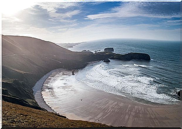 Torimbia beach in Asturias