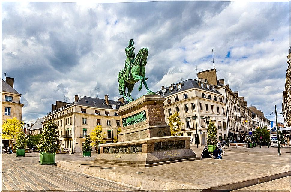 Joan of Arc monument in Orleans