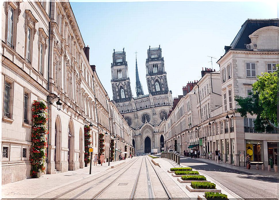 Cathedral of the Holy Cross in Orleans, France