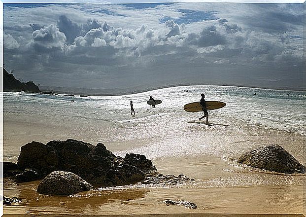 ByronBay in Australia, a place to learn surfing