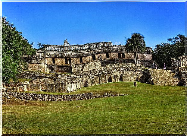 Teocalli Palace in the Kabah Ruins