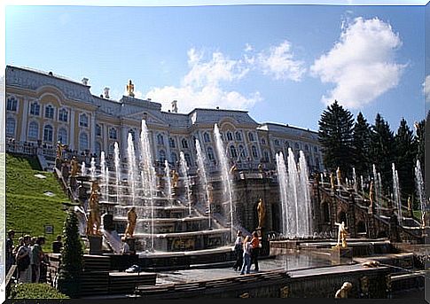 PEterhof Palace in Saint Petersburg