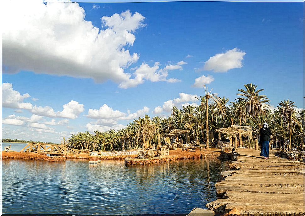 Fatnas Islands in Siwa