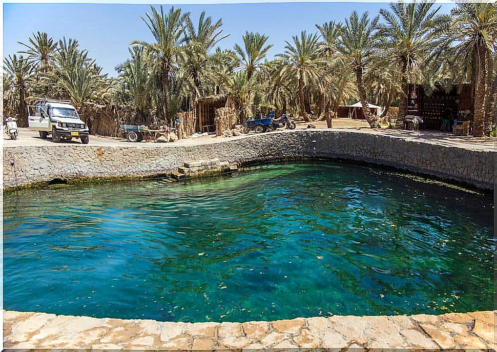 Cleopatra's Pool in Siwa