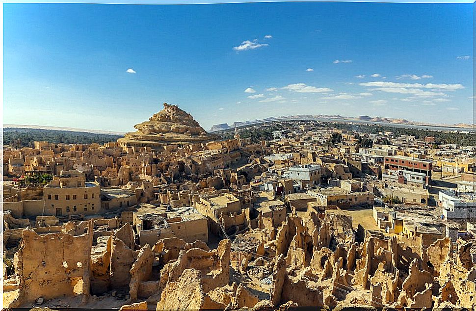 View of the Shali fortress in Siwa