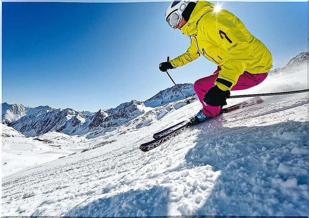 Skier in Switzerland