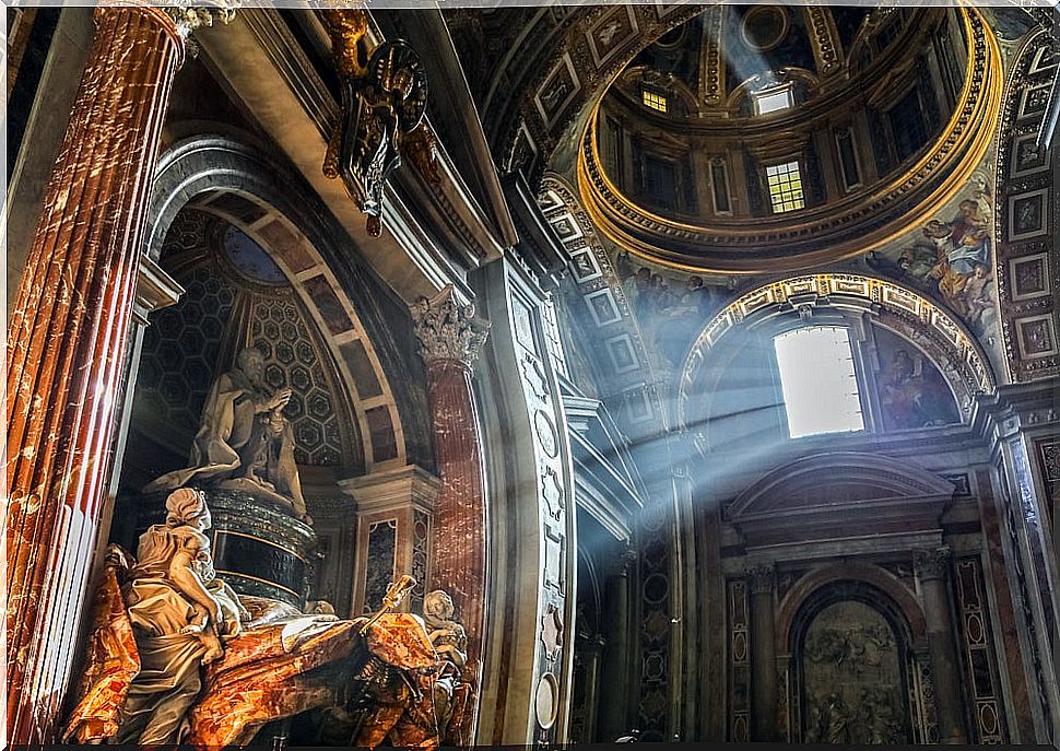 Interior of St. Peter's Basilica