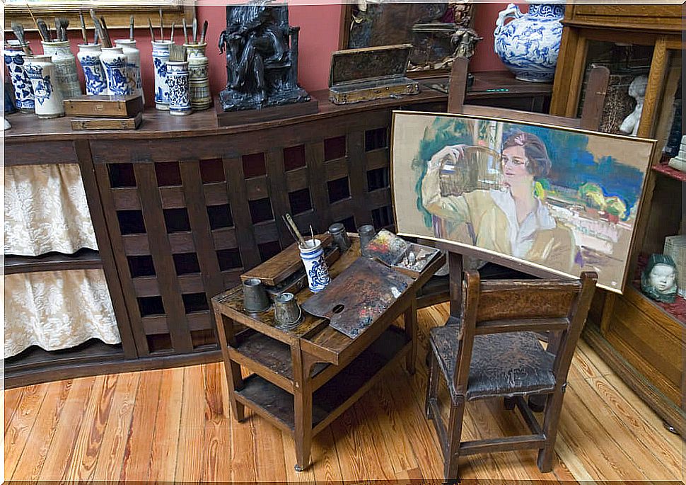 Interior of the Sorolla Museum