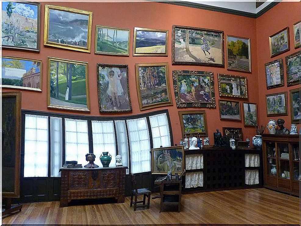 Room of the Sorolla Museum in Madrid