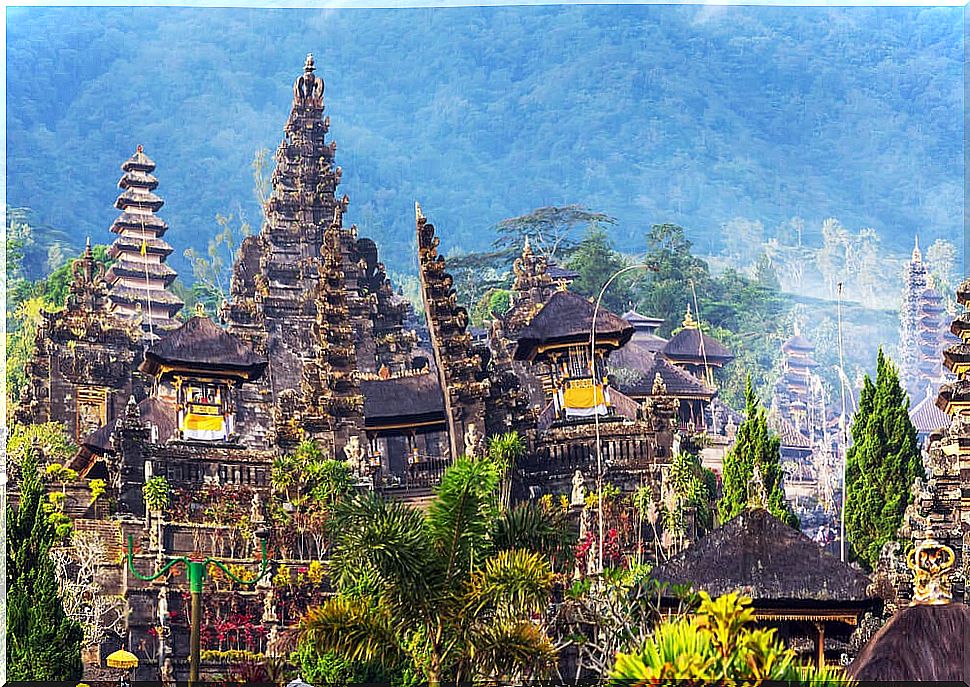 Pura Besakih, one of the temples of Indoensia