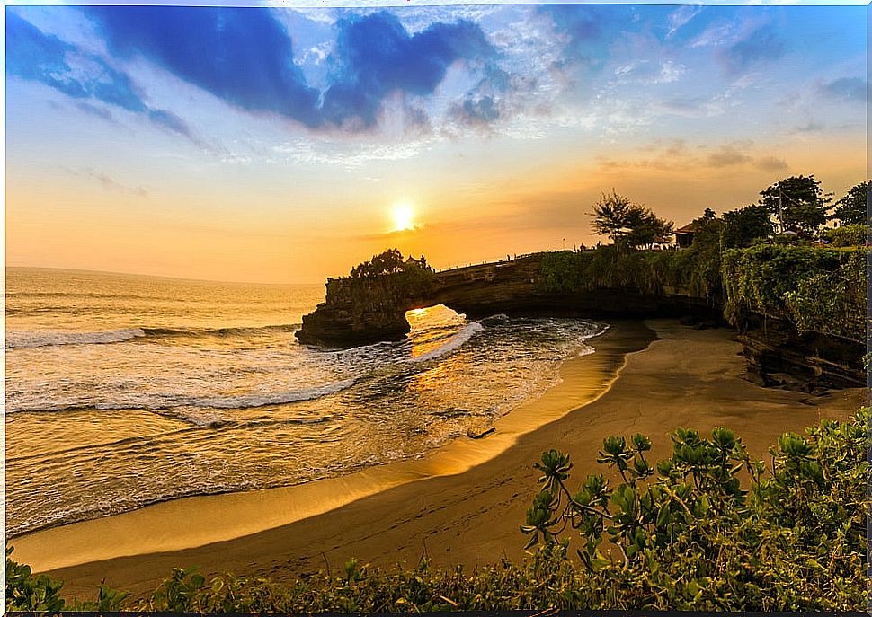 Tanah Lot Temple in Bali