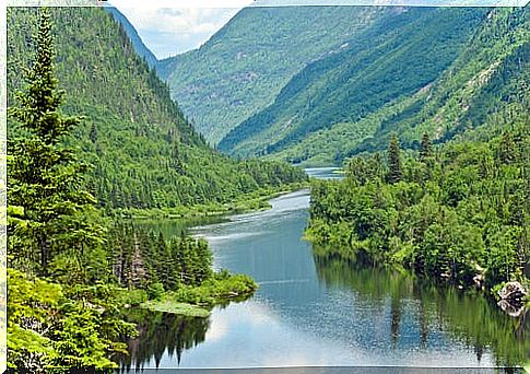 Malbaie River in Canada