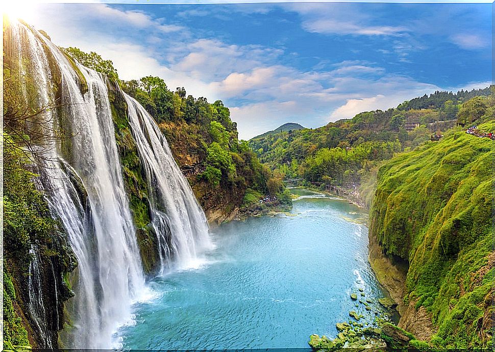 Huangguoshu waterfalls in China