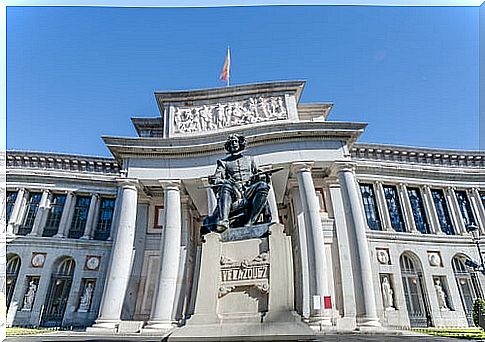 Facade of the Prado Museum