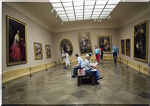 Interior of the Prado Museum