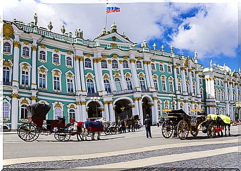 Facade the Hermitage